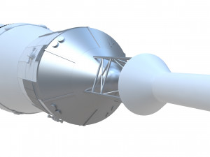 saturn v 3D 모델