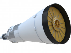saturn v 3D 모델