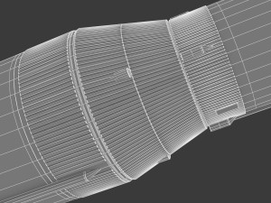 saturn v 3D 모델
