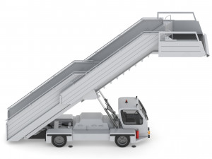 passenger steps car 3D Model