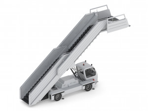 passenger steps car Model 3D