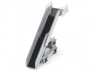 passenger steps car 3D Model