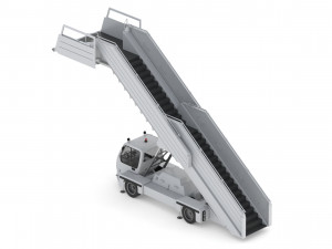 passenger steps car Model 3D