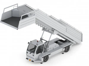 passenger steps car 3D Model