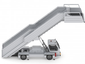 passenger steps car Model 3D