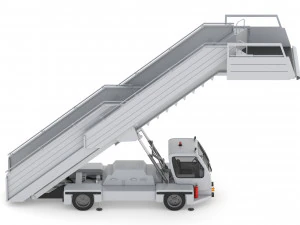 passenger steps car 3D Model