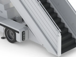 passenger steps car 3D Model