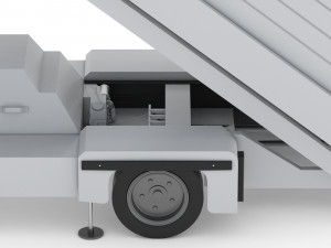 passenger steps car Model 3D