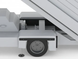 passenger steps car 3D Model