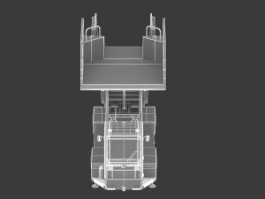 passenger steps car 3D Model