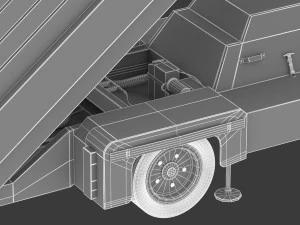 passenger steps car 3D Model