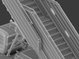 passenger steps car Model 3D