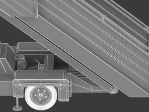 passenger steps car 3D Model