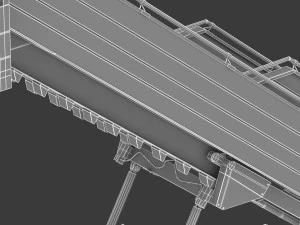 passenger steps car 3D Model