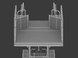 passenger steps car 3D Model
