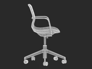 modelo de cadeira de escrit&oacute;rio ikea langfjall Modelo 3D