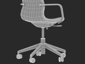 modelo de cadeira de escrit&oacute;rio ikea langfjall Modelo 3D