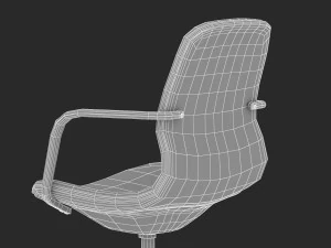 modelo de cadeira de escrit&oacute;rio ikea langfjall Modelo 3D