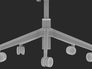 modelo de cadeira de escrit&oacute;rio ikea langfjall Modelo 3D