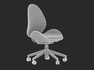 ikea hattefjall office chair Modelo 3D