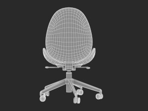 ikea hattefjall office chair Modelo 3D