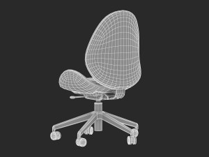 ikea hattefjall office chair Modelo 3D