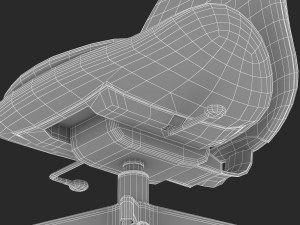 ikea hattefjall office chair Modelo 3D