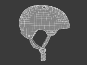 Skate-Helm 3D Modell