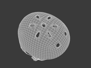 Skate-Helm 3D Modell