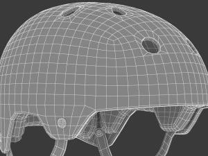 Skate-Helm 3D Modell