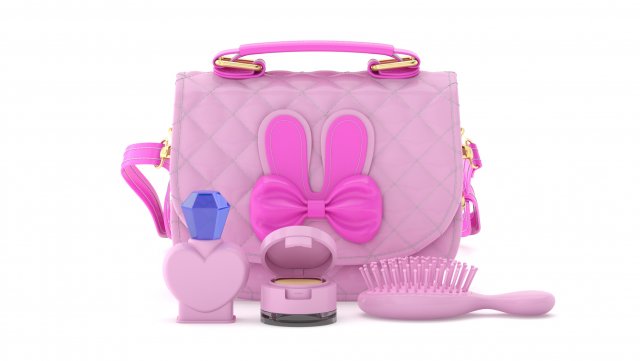 play purse set 3Dモデル .c4d .max .obj .3ds .fbx .stl .blend 