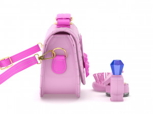 play purse set 3Dモデル