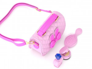 play purse set 3Dモデル