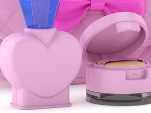 play purse set 3Dモデル