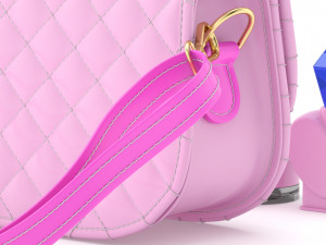 play purse set 3Dモデル