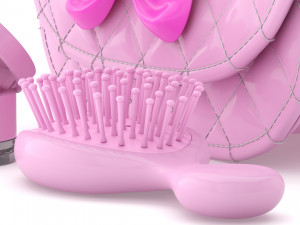 play purse set 3Dモデル