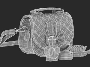 play purse set 3Dモデル