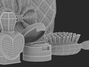 play purse set 3Dモデル