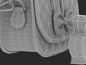 play purse set 3Dモデル