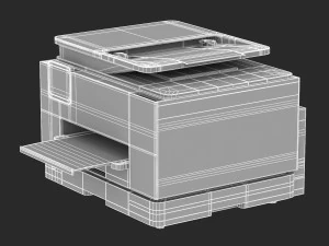 office printer 3D Model