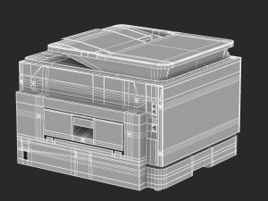 office printer Modelo 3D