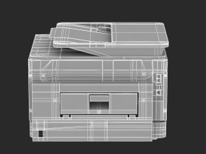 office printer Modelo 3D