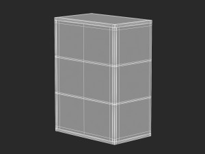 herman miller storage cabinet meridian 5 3Dモデル