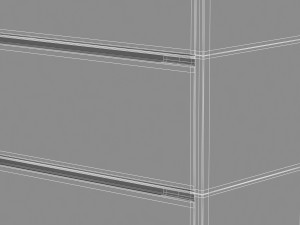 herman miller storage cabinet meridian 5 3Dモデル