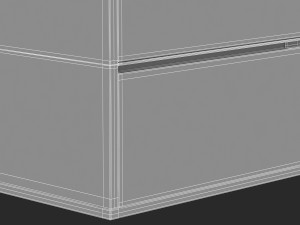 herman miller storage cabinet meridian 5 3Dモデル