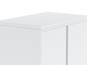 herman miller storage cabinet meridian 4 3D Model