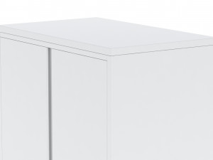 herman miller storage cabinet meridian 4 3D Model