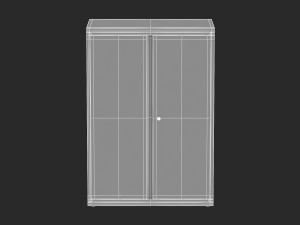 herman miller storage cabinet meridian 4 3D Model