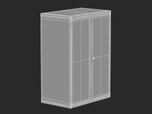 herman miller storage cabinet meridian 4 3D Model