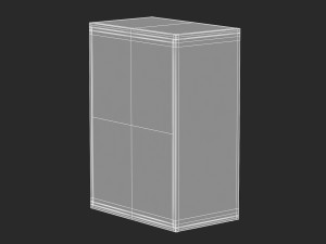 herman miller storage cabinet meridian 4 3D Model